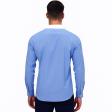 Self Design Blue Shirt : Business