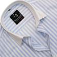 Stripes Blue Shirt : Business