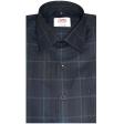 Checks Dark Blue Shirt : Ditto