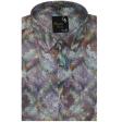 Print Purple Shirt : Party