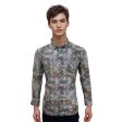 Print Purple Shirt : Party