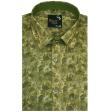 Print Light Green Shirt : Party