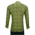 Print Light Green Shirt : Party