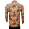 Print Rust Shirt : Party