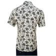 Print Cream Shirt : Party