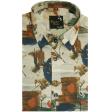 Print Green Shirt : Party