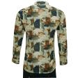Print Green Shirt : Party