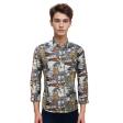 Print Gray Shirt : Party