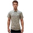 Print Cream Shirt : Party