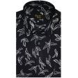 Print Black Shirt : Party