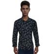 Print Black Shirt : Party
