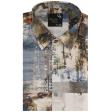 Print Khakhi Shirt : Party