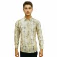 Print Cream Shirt : Party