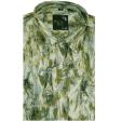 Print Green Shirt : Party