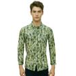 Print Green Shirt : Party