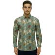 Print Gray Shirt : Party