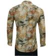Print Cream Shirt : Party