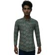 Print Gray Shirt : Party