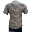 Print Brown Shirt : Party
