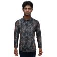 Print Black Shirt : Party