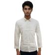 Print Cream Shirt : Party