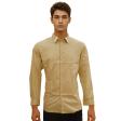 Print Khakhi Shirt : Party