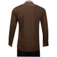 Print Brown Shirt : Party