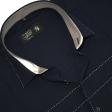 Combination Navy Blue Shirt : Ditto