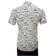 Print Green Shirt : Party