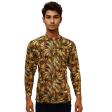 Print Gold Shirt : Party