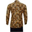 Print Gold Shirt : Party