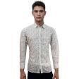 Print Cream Shirt : Party