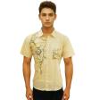 Handpainted Peach Shirt : Ditto