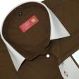 Combination Brown Shirt : Ditto
