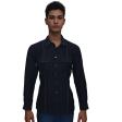 Combination Navy Blue Shirt : Ditto
