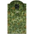 Print Green Shirt : Party