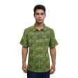 Print Green Shirt : Party