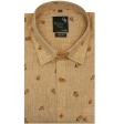 Print Khakhi Shirt : Party