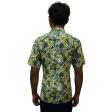 Print Green Shirt : Party
