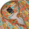 Print Orange Shirt : Party