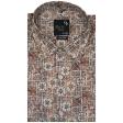 Print Brown Shirt : Party