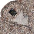 Print Brown Shirt : Party