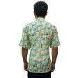 Print Green Shirt : Party