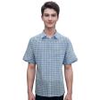 Checks Blue Shirt : Business