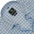Checks Blue Shirt : Business