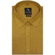 Checks Mustard Shirt : Business