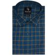 Checks Green Shirt : Business