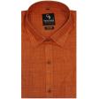 Checks Rust Shirt : Business