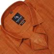 Checks Rust Shirt : Business