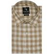 Checks Fawn Shirt : Business